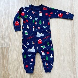 Hatley Baby Christmas / Holiday PJ Sleeper, sz 3-6m